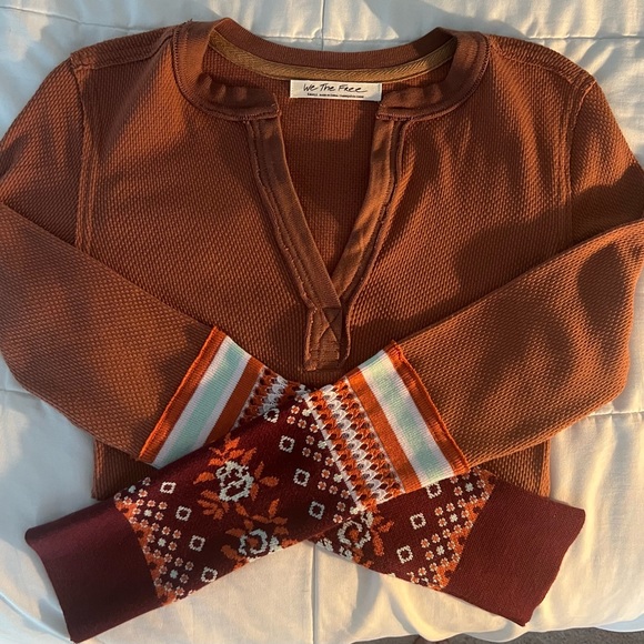 Free People long sleeve thermal top - Picture 3 of 3